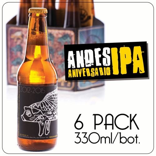 Andes Aniversario IPA 6.8% (6U.) - YaEsta.com