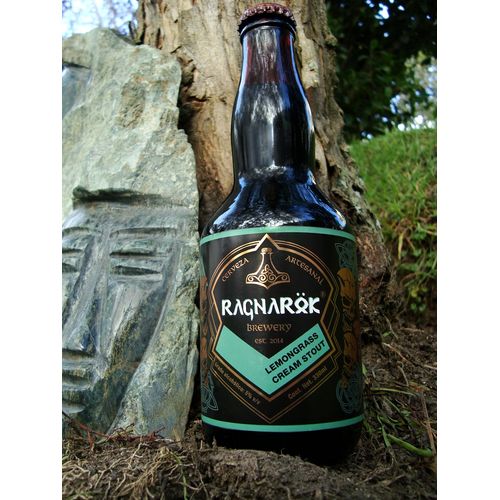 RAGNARÖK Brewery Cerveza Artesanas LEMONGRASS CREAM STOUT (6u.) - YaEsta.com