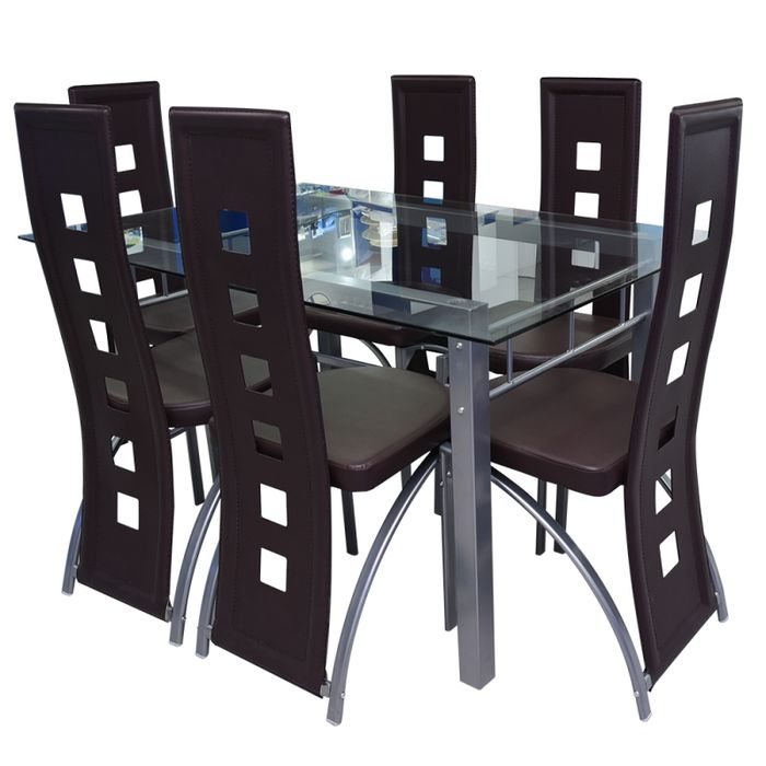 juego de comedor moderno 6 sillas vidrio tenplado 8mm juego de comedor moderno 6 sillas vidrio templado 8mm - Sillas Modernas De Comedor juego de comedor moderno 6 sillas vidrio tenplado 8mm juego de comedor moderno 6 sillas vidrio templado 8mm - Sillas Modernas De Comedor